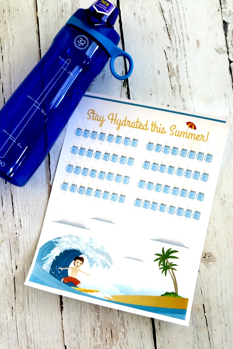 Water Tracker: Free Printable