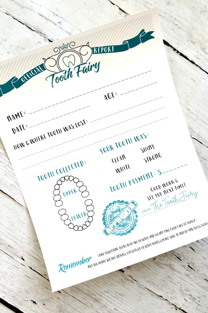 Tooth Fairy Certificate: Free Printable Certificate for Fun With Pertaining To Free Tooth Fairy Certificate Template