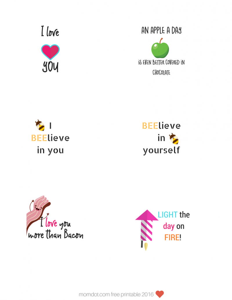 FREE Chocolate Bar Tag printables : Treat someone special with a unique candy bar and tag it with this free printable, fun inspiration for parents, teachers, and gifting