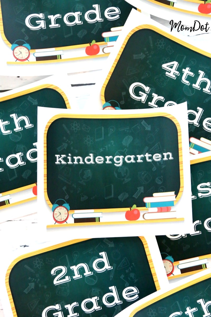 First day of school printable sign, FREE PRINTABLE 2016 