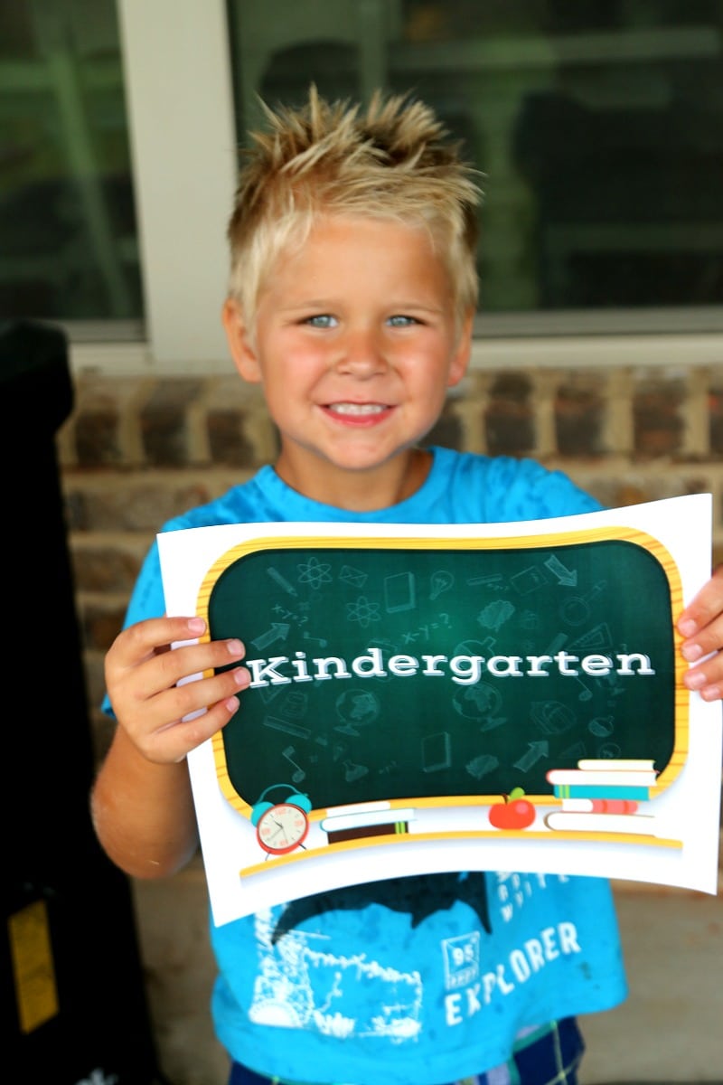 First day of school printable sign, FREE PRINTABLE 2016 