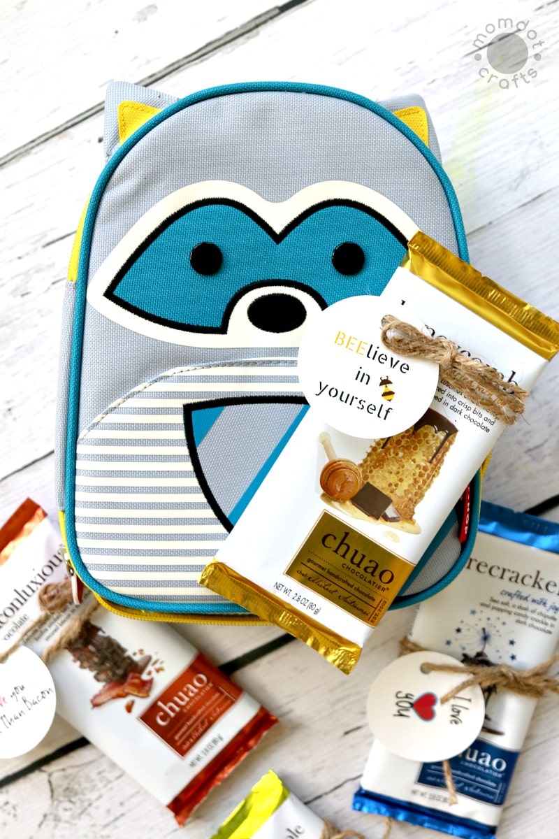 FREE Chocolate Bar Tag printables : Treat someone special with a unique candy bar and tag it with this free printable, fun inspiration for parents, teachers, and gifting