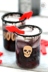 Halloween Drink: Non-Alcoholic Childs Drink for Parties "Sleeping with the Fishes" Spooky Drink - Tutorial and Recipe located here