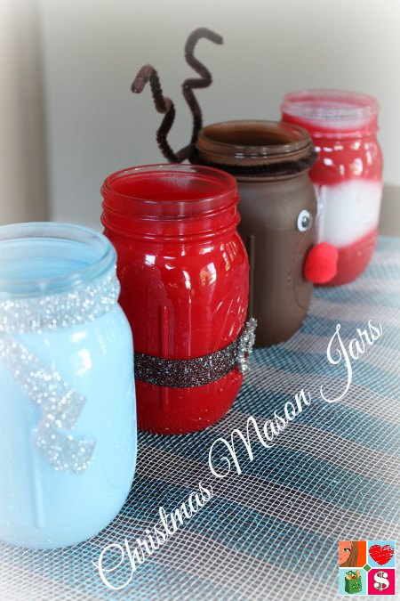 how to make a santa mason jar