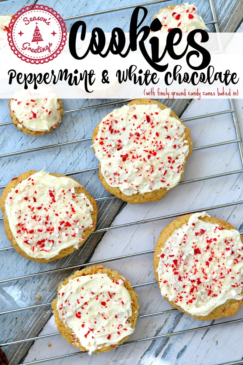 Peppermint Sugar Cookie Recipe, perfect for Christmas and with a Surprise ingredient that makes it EXTRA pepperminty!