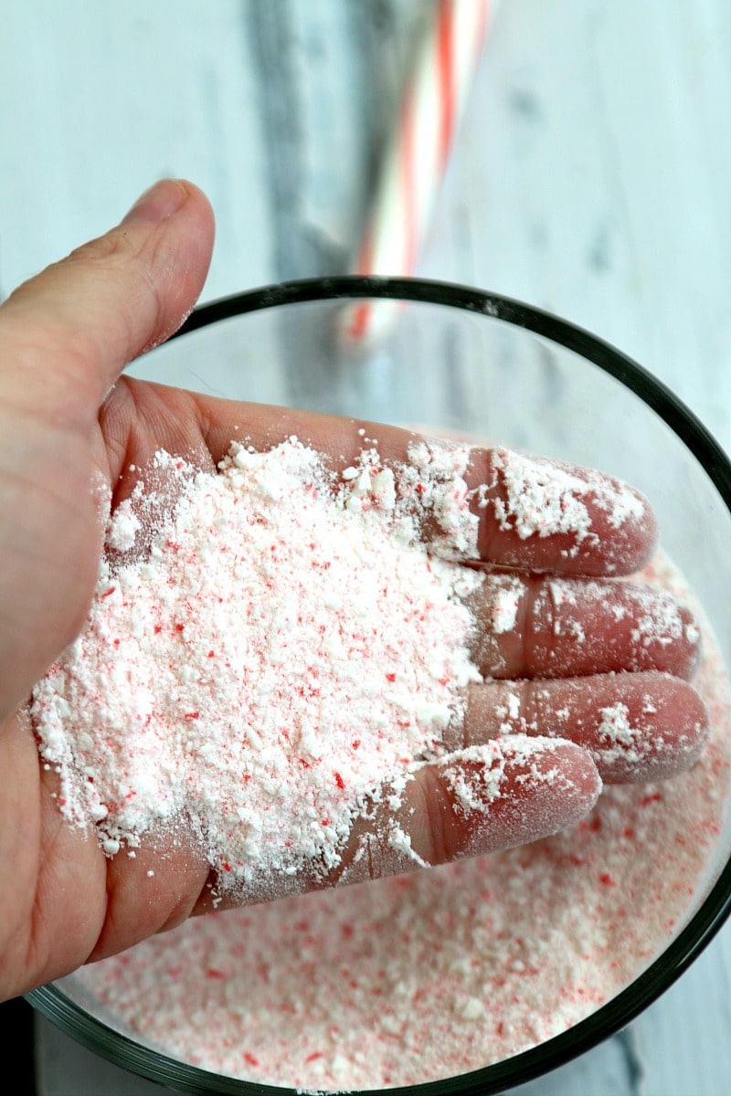 Peppermint Sugar Cookie Recipe, perfect for Christmas and with a Surprise ingredient that makes it EXTRA pepperminty!