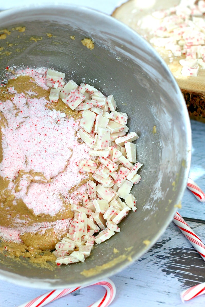 Peppermint Sugar Cookie Recipe, perfect for Christmas and with a Surprise ingredient that makes it EXTRA pepperminty!