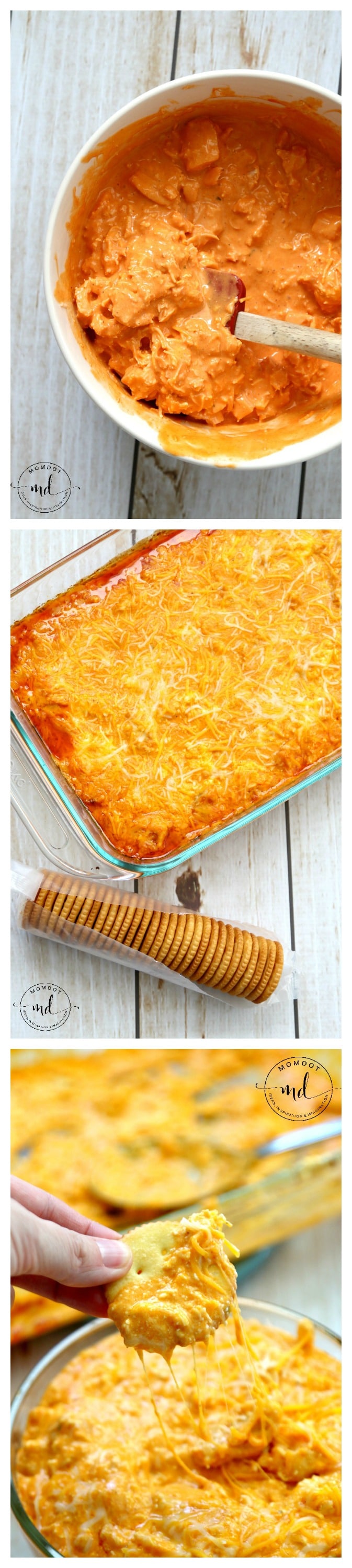 Easy Buffalo Chicken Dip: Make in under 30 with this awesome recipe tip! Best Dip Recipe EVER! 