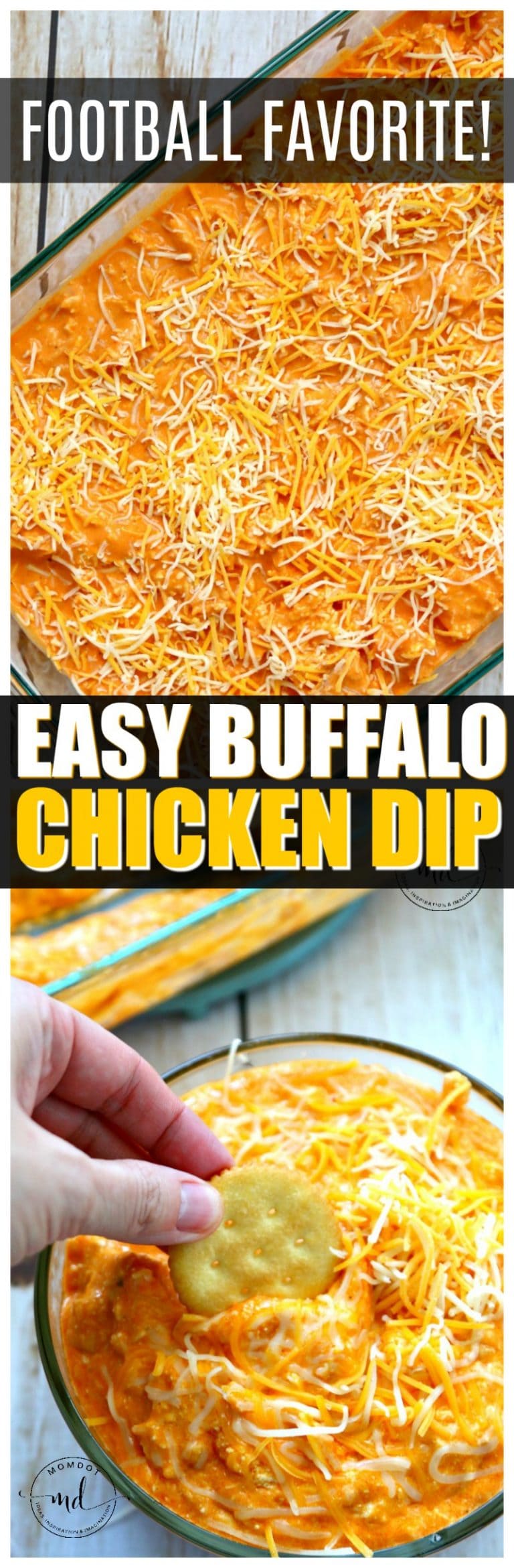 *EASY* Buffalo Chicken Dip With Canned Chicken Recipe MomDot
