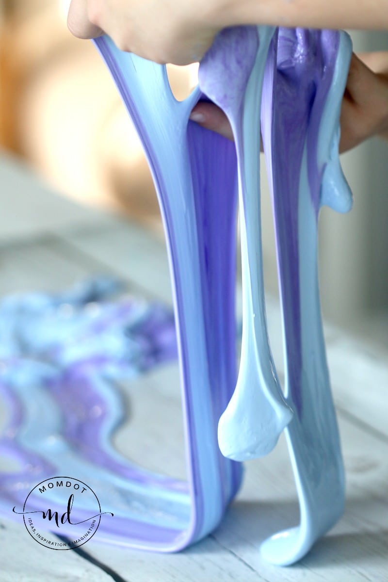 Peacock Slime: How to make 2 ingredient PERFECT slime