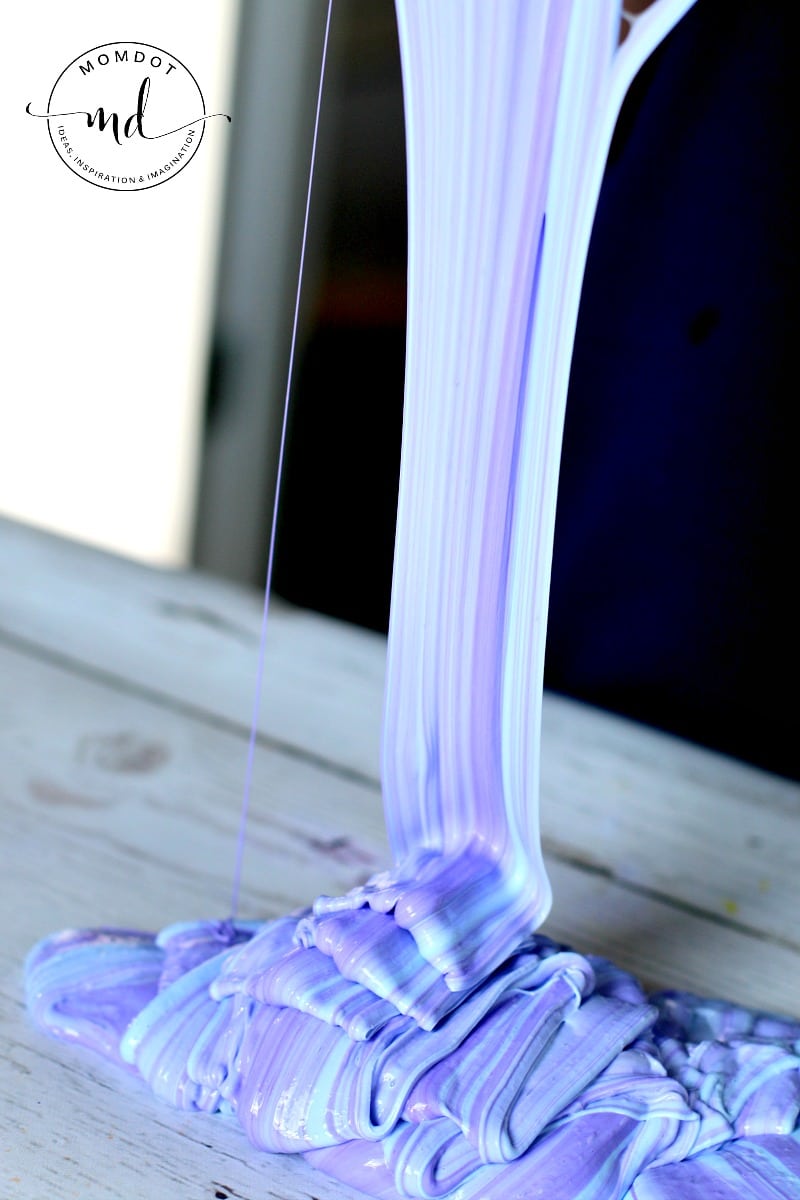Peacock Slime: How to make 2 ingredient PERFECT slime