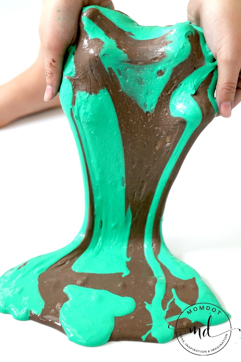 Camouflage Slime DIY, Easy Homemade Slime to create a camo