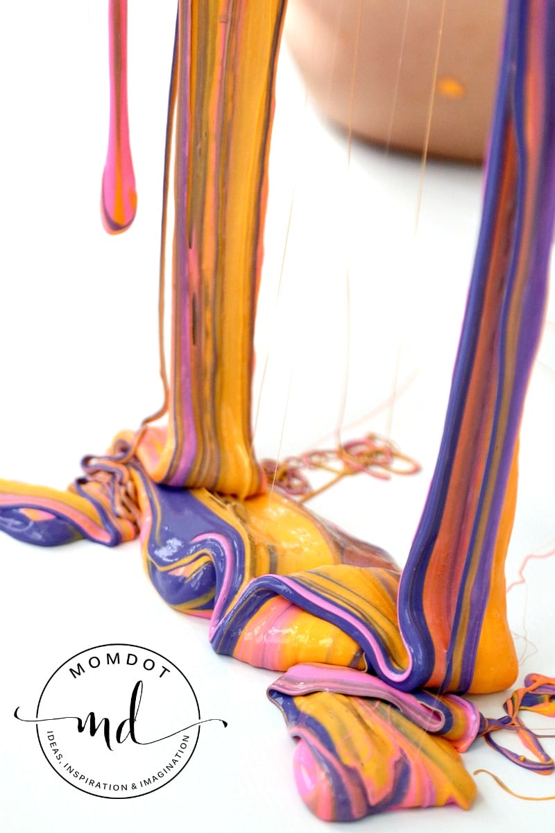 Striped Slime : how to make amazing slime that is fun to play with, easy mind blowing DIY