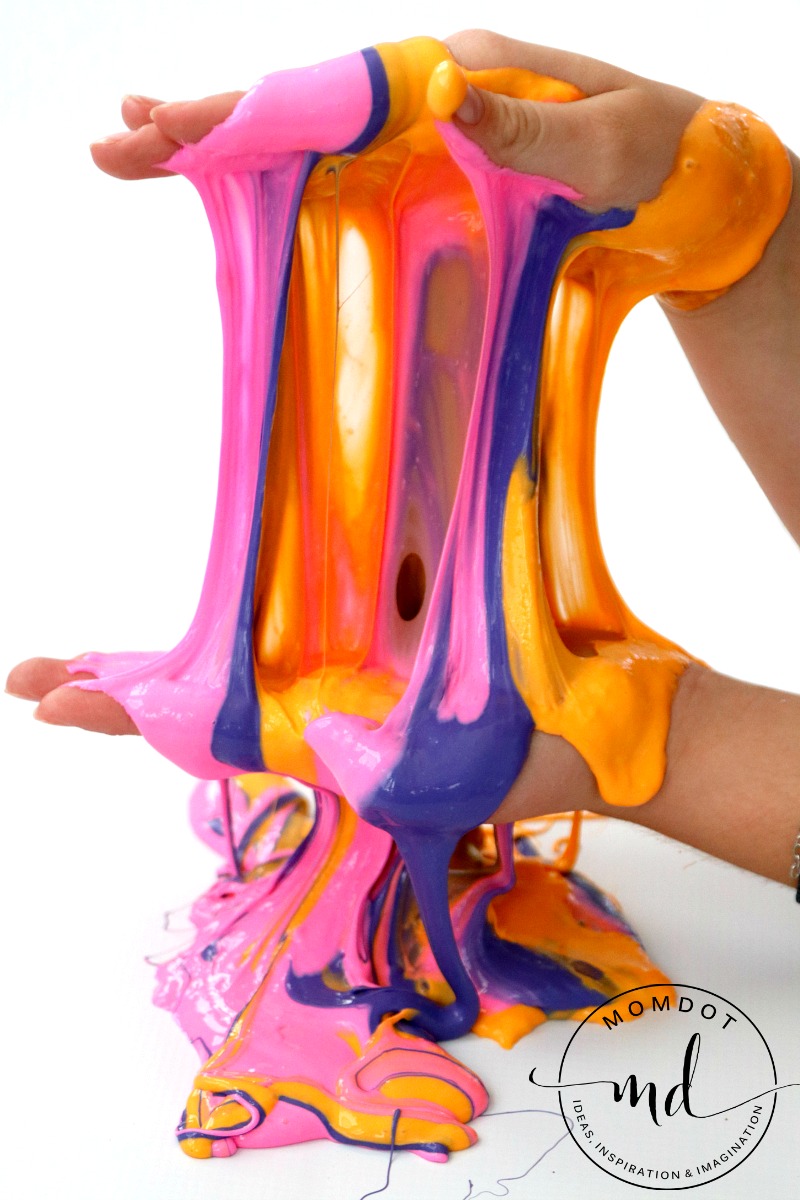 Striped Slime : how to make amazing slime that is fun to play with, easy mind blowing DIY