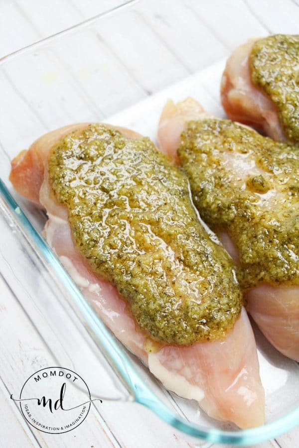 Baked Pesto Caprese Chicken