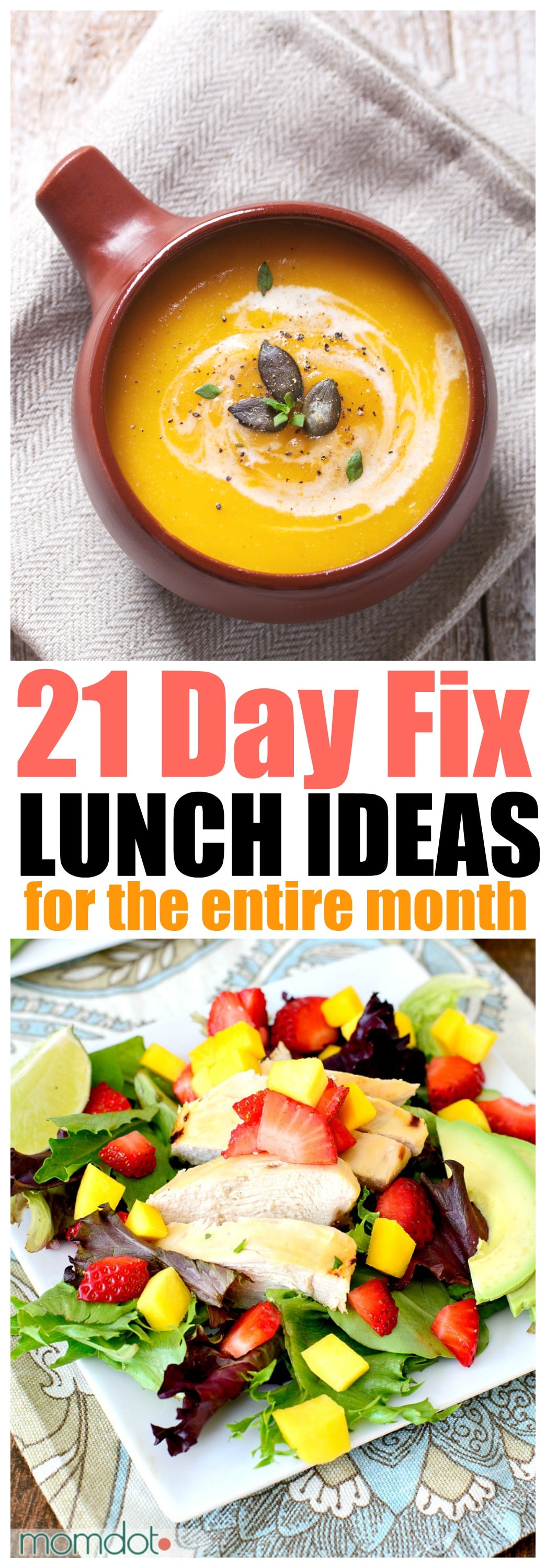 21-Day Fix Lunch Recipes, Lunch ideas for the entire month - chicken, beef, vegetarian and more