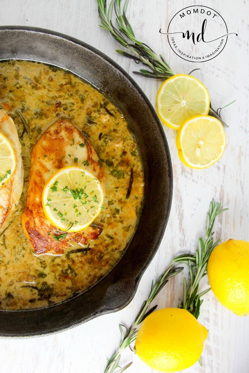 Creamy Lemon Chicken : Sauce two ways for a delicious dinner recipe