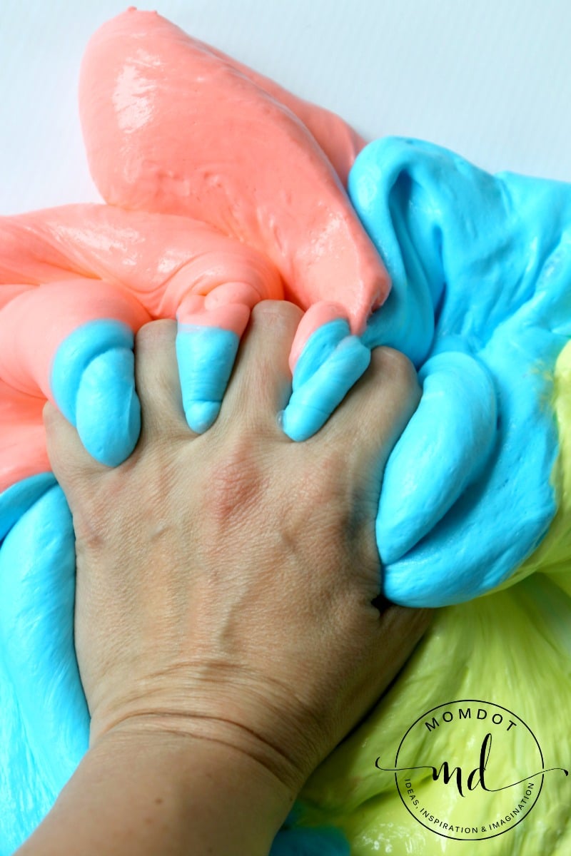 Fluffy Slime - 3 Ingredients to squishy Slime that retains shape - FLUBBER