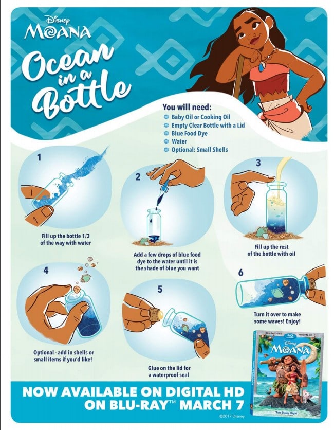 DIY Ocean in a bottle, get print here to get started