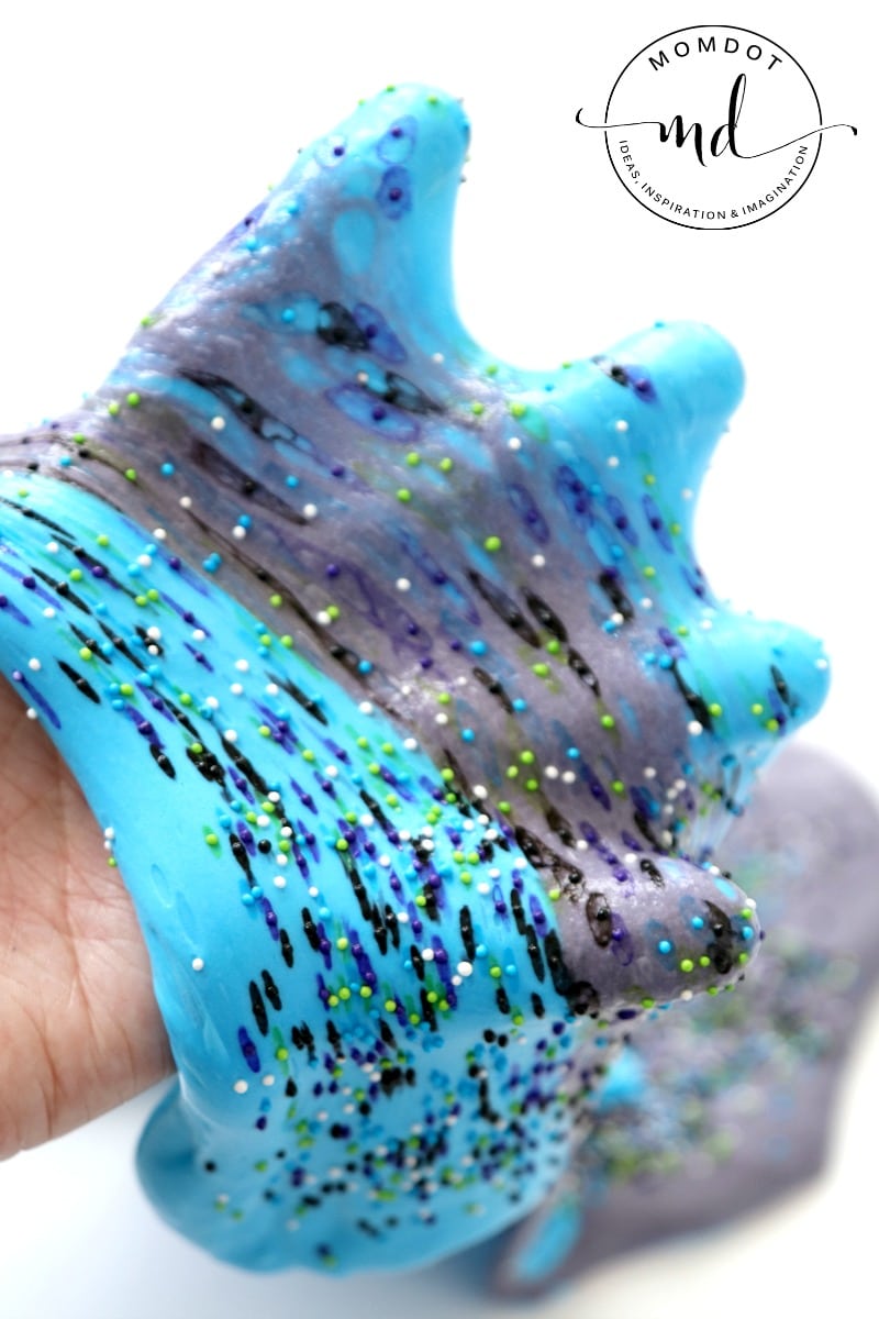 Galaxy Slime : How to make Galaxy Slime with Magically Appearing PLANETS that look like Saturn. WOAH!