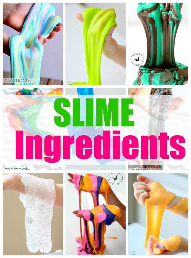 The Ultimate List of Slime Supplies (to make hundreds of recipes!)