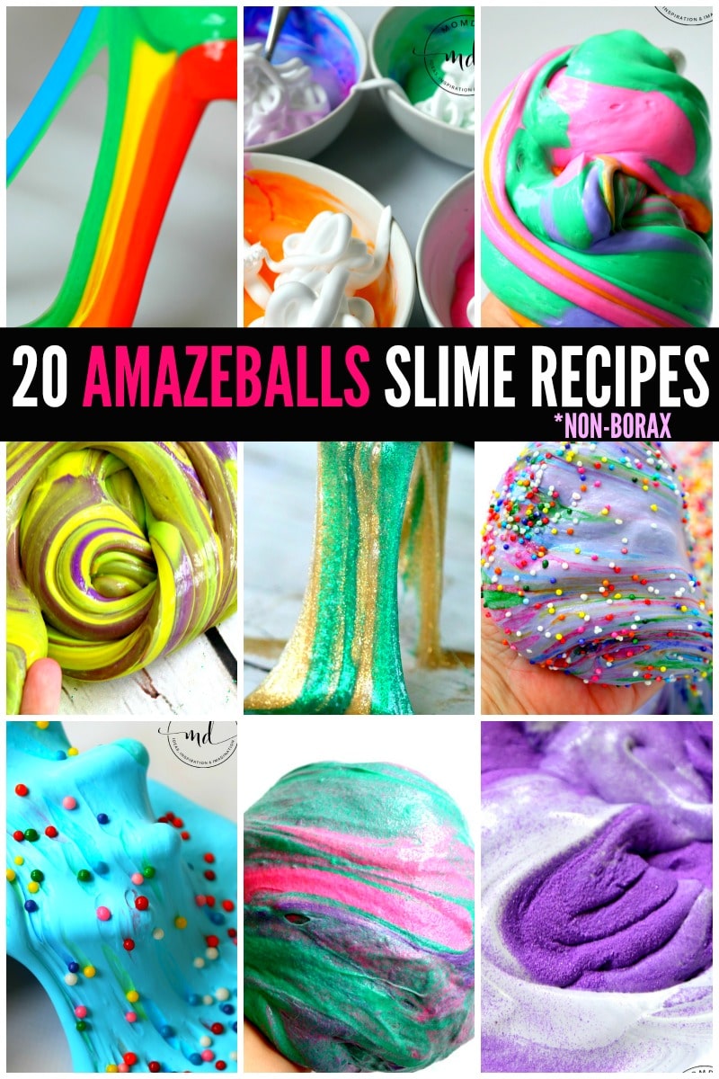 20 AMAZEBALLS SLIME RECIPES - 20 of the most Awesome DIY Slime Recipes