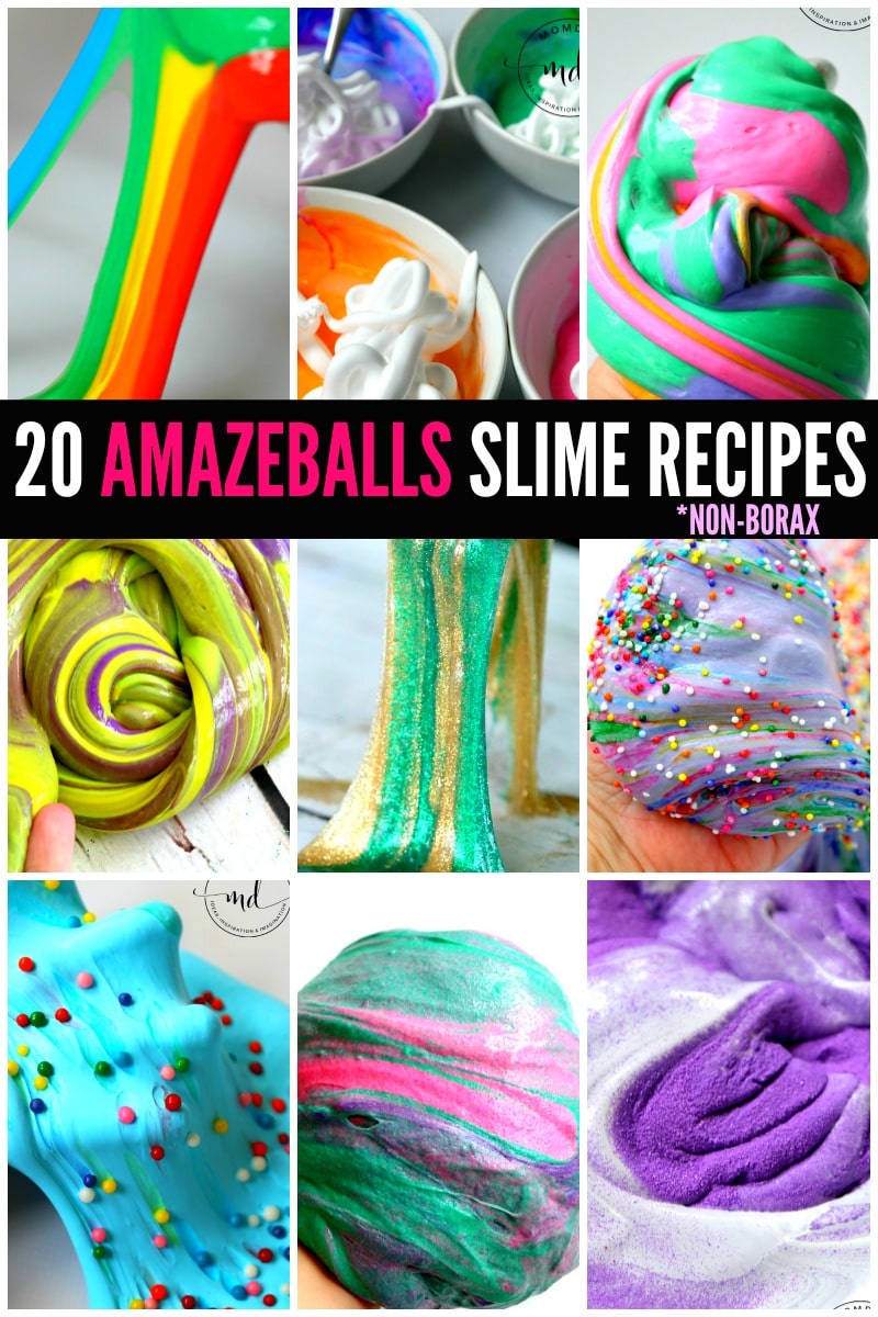 Colorful Rainbow Slime - Little Bins for Little Hands