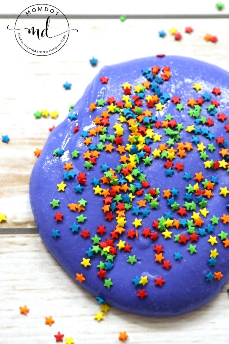Slime Recipe for Kids Easy, Fluffy, not Sticky - Momdot.com