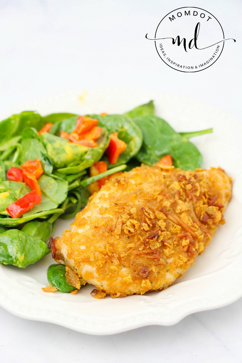 Ranch Chicken Recipe: Parmesan and Ranch are a perfect pairing for this anytime easy family friendly baked meal