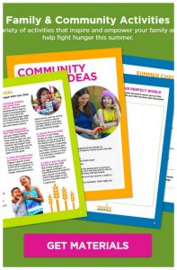 Family Action Plan: Ending Hunger this Summer, learn how to raise money for your community
