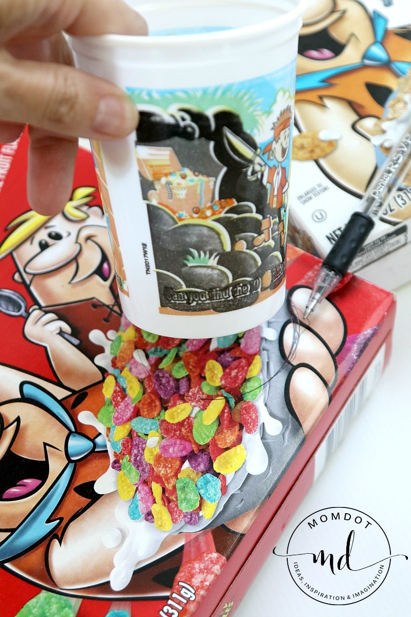 Make a Movie Theater Style Snack box at home, under 5 minute DIY to keep snacks stable while watching a movie