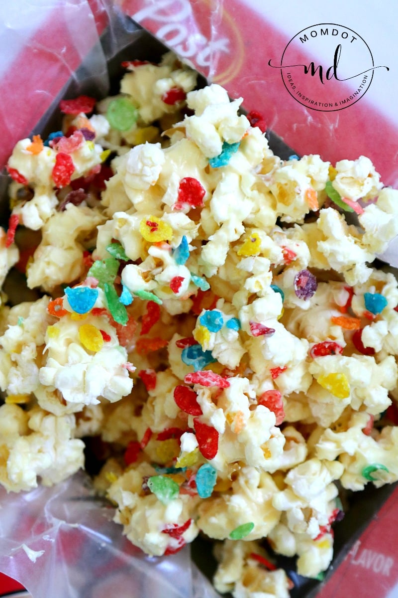 Make a Movie Theater Style Snack box at home, under 5 minute DIY to keep snacks stable while watching a movie