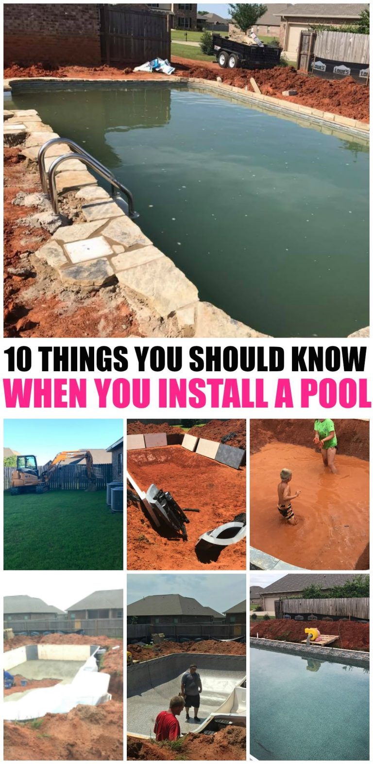 10 Things You Should Know Before Installing a Pool