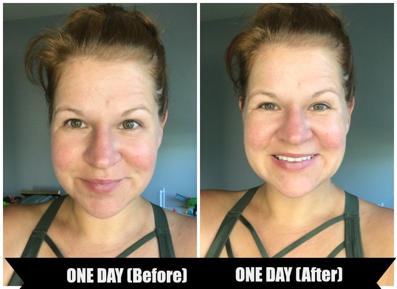 Olay Regenerist Micro-Sculpting Cream before and after