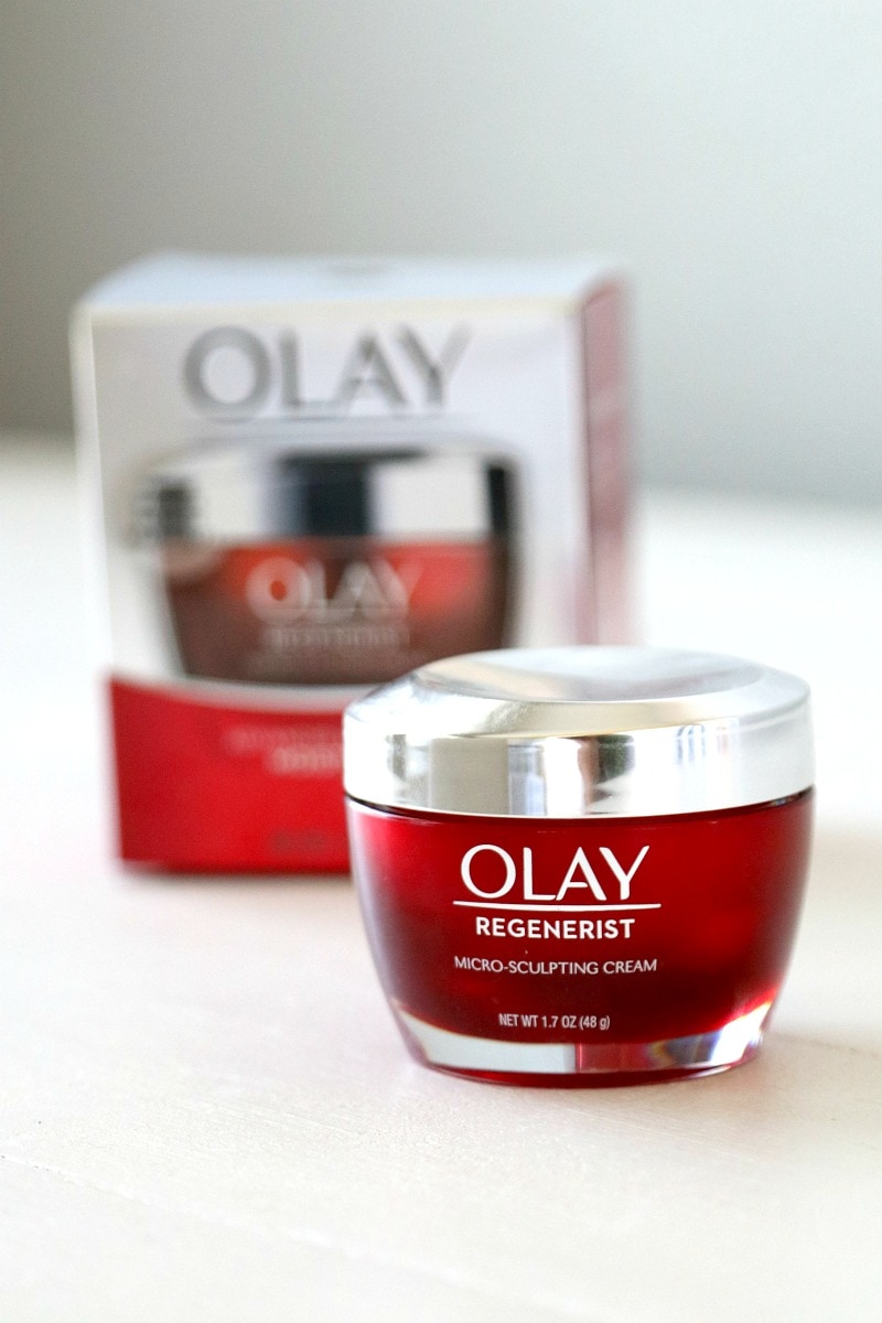 Olay Regenerist Micro-Sculpting Cream before and after