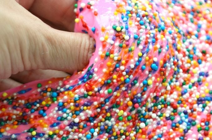 Rainbow Burst SLIME, Rainbows will come BURSTING out of your slime with this Slime DIY