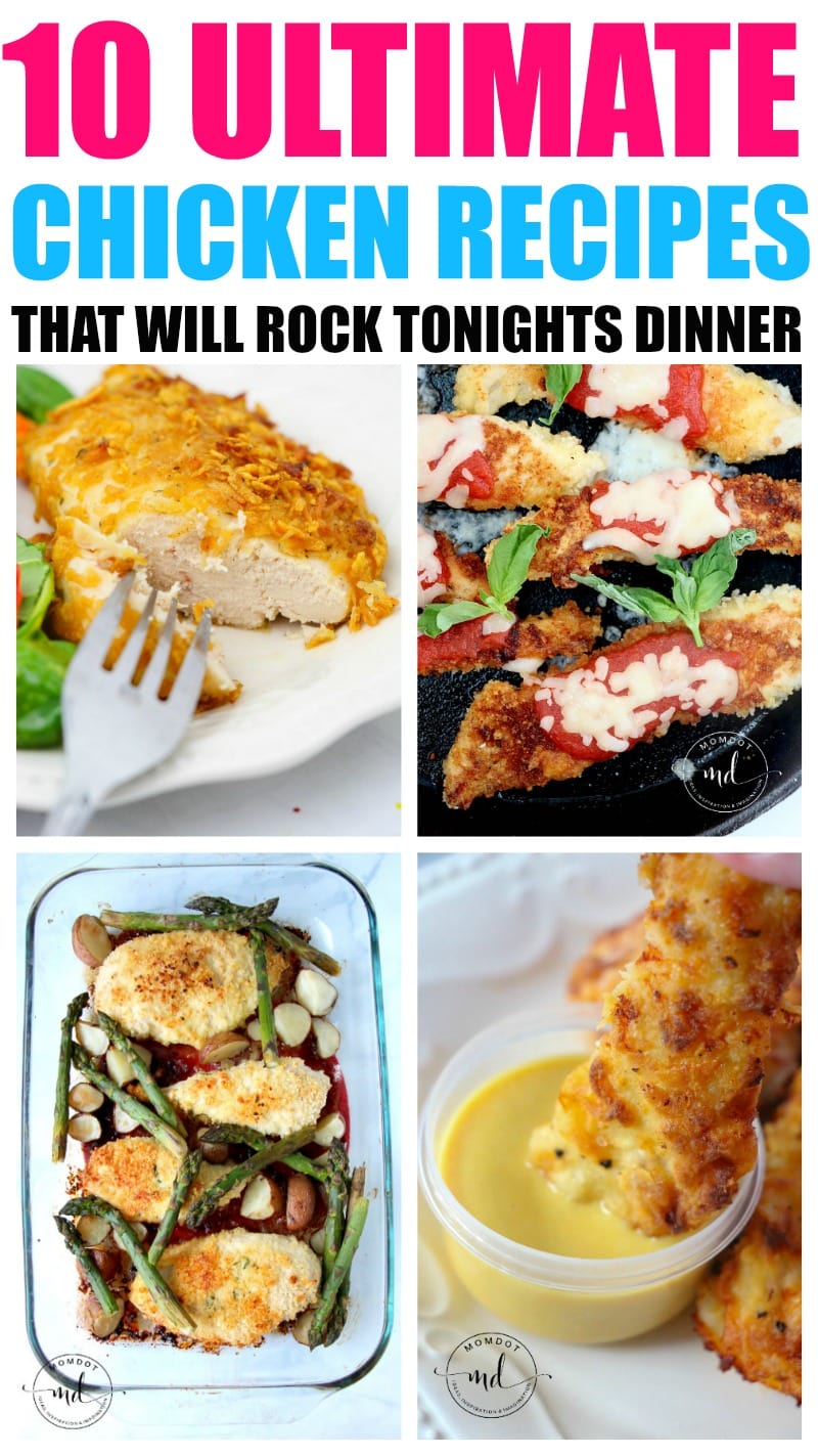10 Ultimate Chicken Recipes that will rock tonights dinner menu, get amazing chicken recipes here!