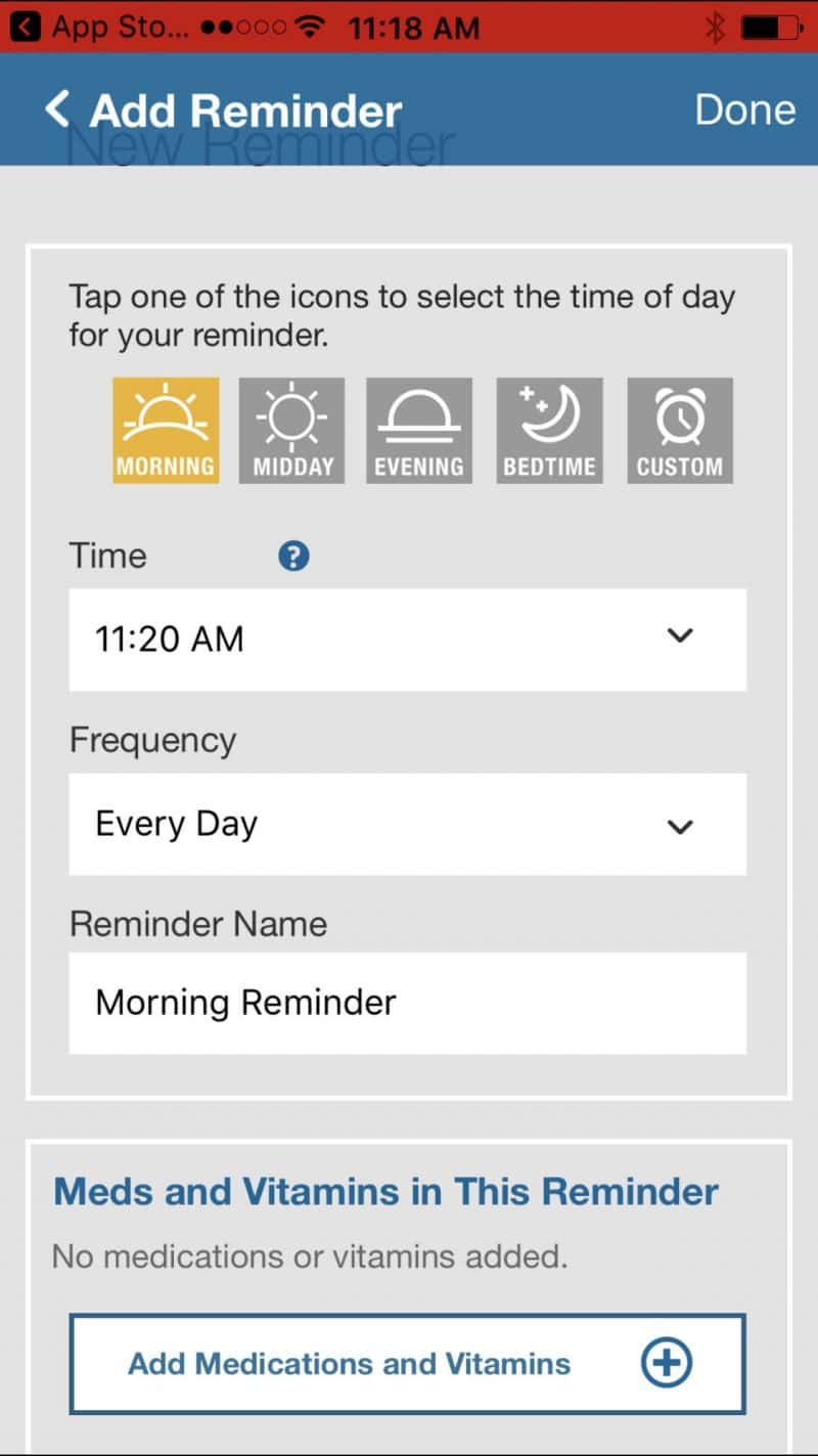 CVS app is a perfect way to plan and schedule your prescriptions