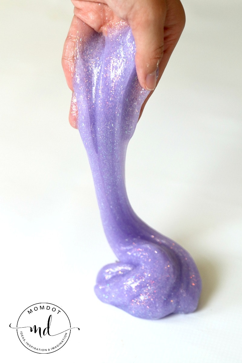 Slime on a Dime: 2 ingredient glitter slime
