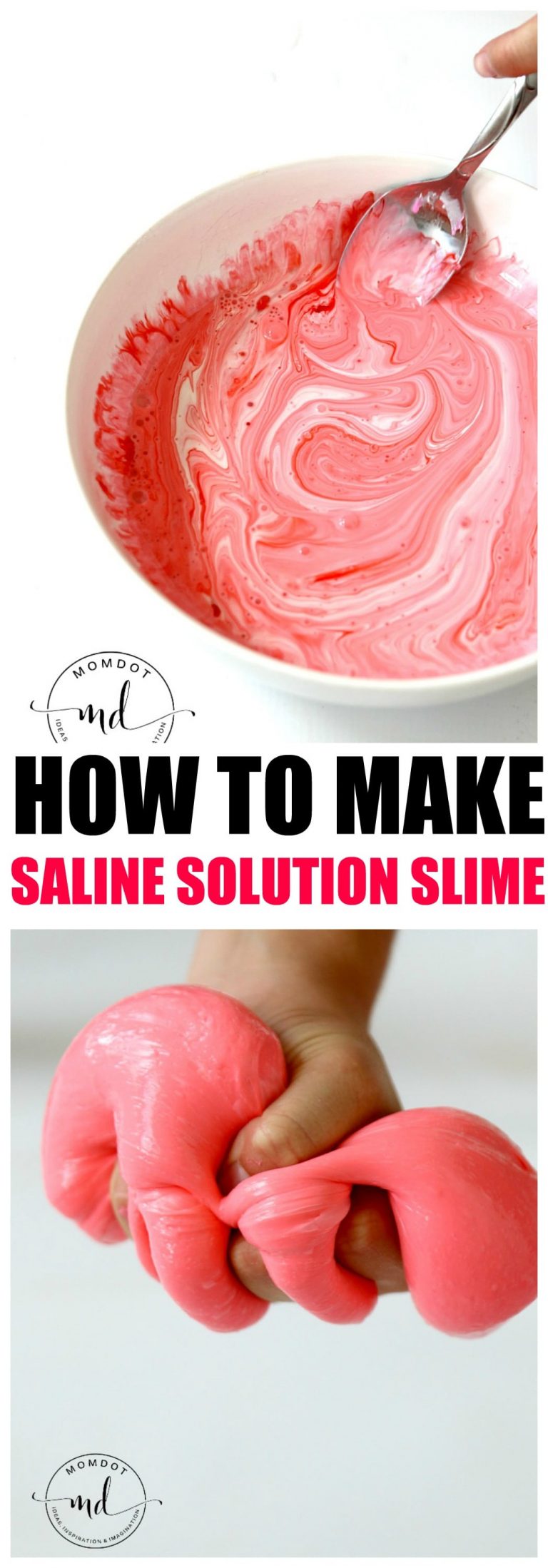 How to make Saline Solution Slime (Step By Step)