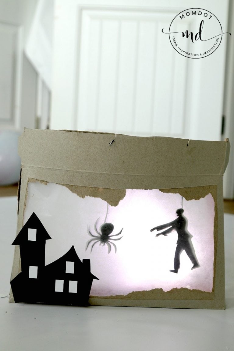 Haunted House Craft Shadow Box DIY
