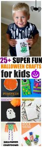 25+ Super Fun Halloween Crafts for kids, Balloon Spider Web , witches, ghosts and more! Kids will love getting into the spirit - literally! 