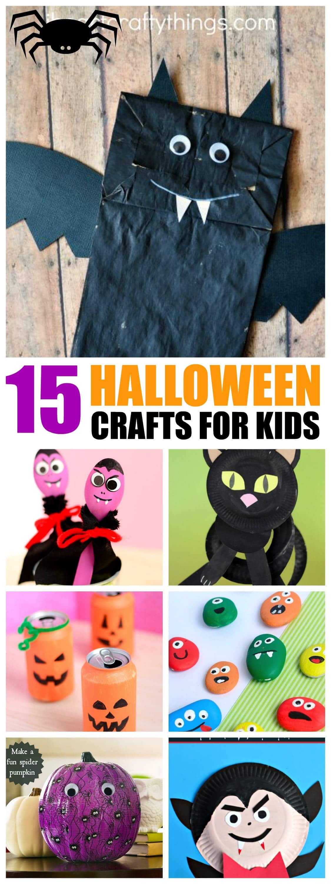 15 Fun Halloween Crafts for Kids to make at Home - Momdot.com