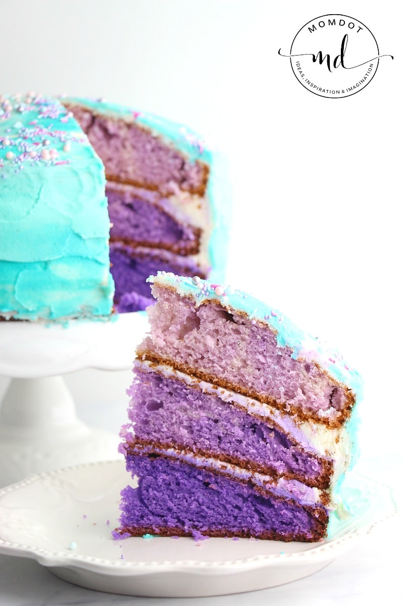 Mermaid's Tail Gradient Cake