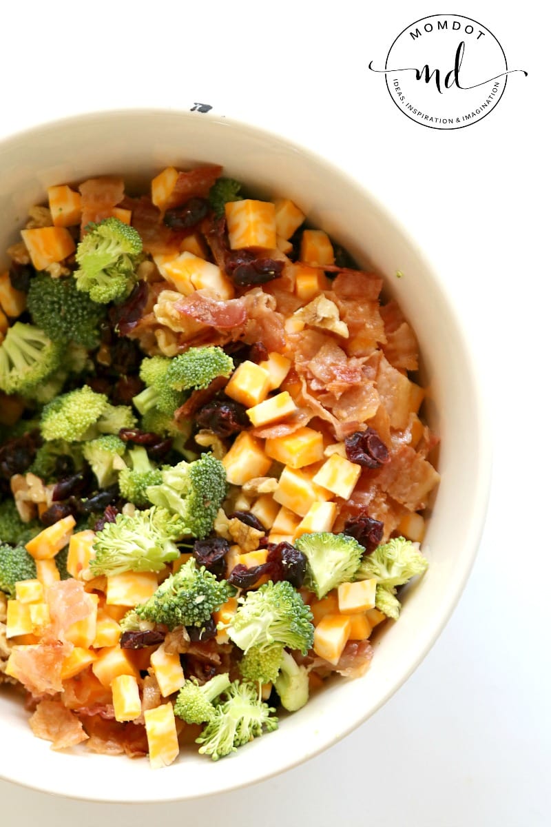 How to make an Easy Bacon Broccoli Salad that Grandma will Approve!