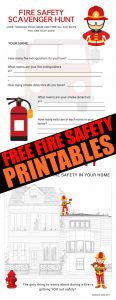 Free Fire Safety Printables, Home Fire Drill Safety Month, help your kids understand what to do in a fire! Download free