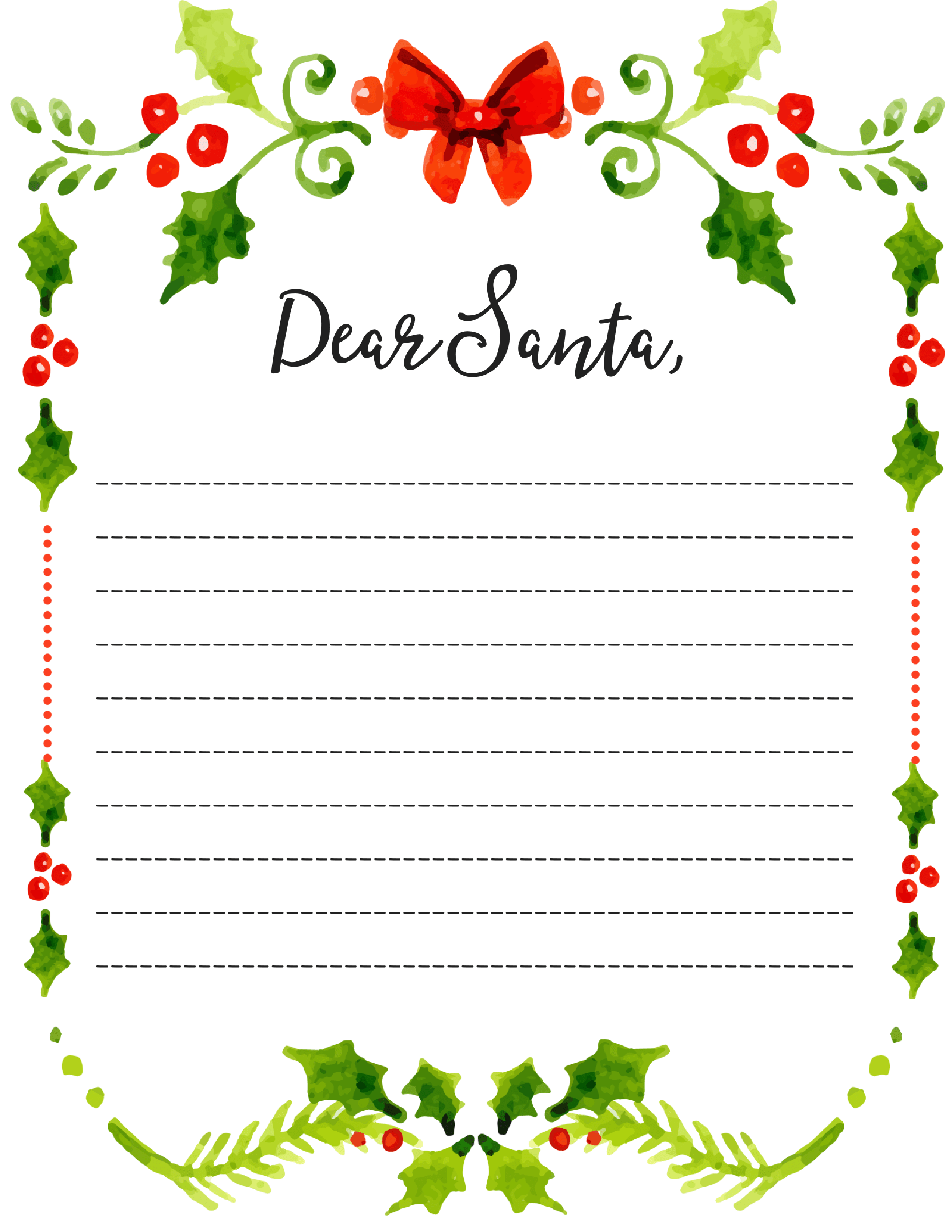 Dear Santa Fill In Letter Template Momdot dear-santa-fill-in-letter-template-momdot