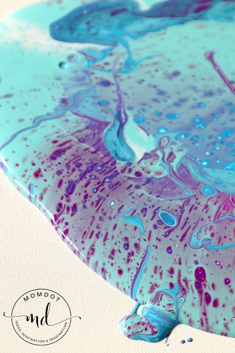 how to fluid paint | Fluid Painting Tutorial | Acrylic Fluid Painting DIY