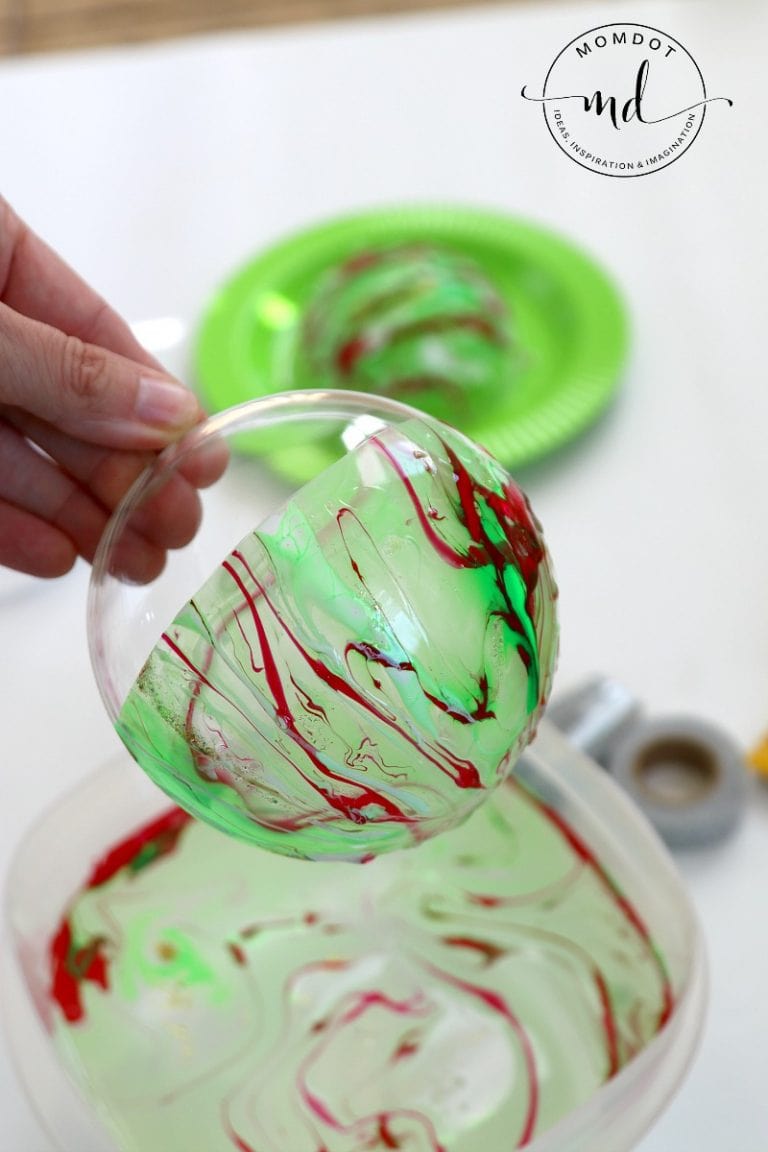 How to Marble ornaments DIY Tutorial