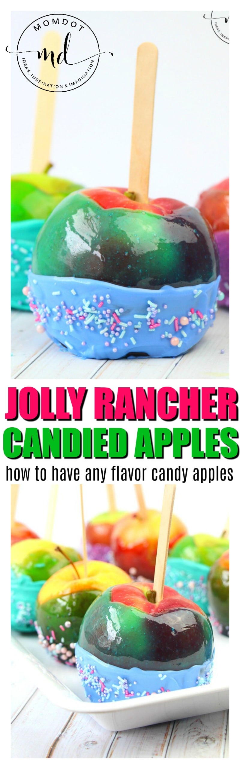 Jolly Rancher Candy Apples : How to make candied apples with jolly ranchers